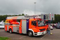 Drehleiter der FW MG auf der Automesse MG, 7.9.14