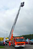 Drehleiter der FW MG auf der Automesse MG, 7.9.14