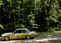 Opel Ascona B, aufgenommen auf dem Rallye Sprint am 10.08.2014.