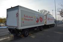 ABI-SP 147 (Volvo) steht am 27.12.2014 in Potsdam Wetzlarer Straße.
