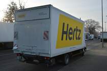 DN-AL 1558 (IVECO) steht am 27.12.2014 in Potsdam Wetzlarer Straße.
