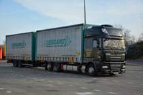 ST-5526AB (DAF) abgestellt am 27.12.2014 am Rastplatz Avus.
