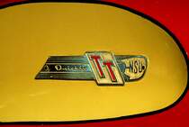 NSU Quickly TTK, Tankaufschrift am Moped aus Neckarsulm, Bauzeit 1960-61, Jan.2015