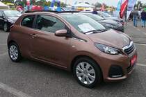 Der neue Peugeot 108 auf der Automesse MG, 7.9.14