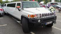 Das ist der Hummer - Stretch-Limo auf der Automesse MG, 7.9.14