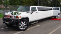 Das ist der Hummer - Stretch-Limo auf der Automesse MG, 7.9.14