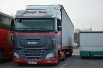 B-CL 4477 (DAF) abgestellt am 27.12.2014 am Rastplatz Avus.