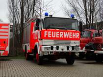 Ein altes Fahrzeug der BF Frankfurt am 02.01.15. Durch einen netten Feuerwehrmann durfte ich auch auf den Gelände der Wache 1 Fotos machen.