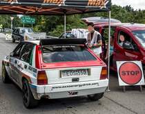 Lancia Delta. Aufnahme: Rallye Sprint am 10.08.2014.