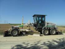 O&K F 106.5A am 15.08.2009 beim Neubau der L40 zwischen Helenenberg und Eisenach