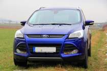 Ford Kuga bei Lichtenfels am 06.01.2015.