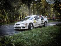 Mitsubishi Lancer. Foto: 48. Mecsek Rallye am 18.10.2014