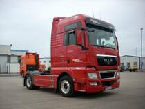 MAN TGX 18.680 in einem Trierer Gewerbegebiet am 10.08.2008