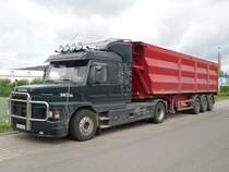 Scania 143M stand am 11.06.2009 im Trierer Hafen