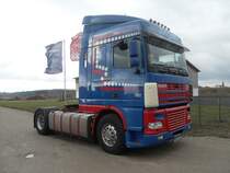 DAF XF 95.430 abgestellt bei Landscheid am 29.03.2009