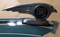 August Rabeneick GmbH, Logo am Vorderradschutzblech eines Oldtimer-Mopeds von 1953, Jan.2015
