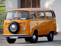 VW-T2, anlässlich einer Dampfzugveranstaltung in Ried; 141003