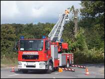 MAN TGM als Sassnitzer Drehleiter in Sassnitz am 21.09.2013