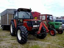 FIAT DT82-94, mit kleinem Viehtransportanhänger; 140422