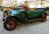 Lancia Epsilon, italienischer Oldtimer, Baujahr 1912, 4-Zyl.Motor mit 4080ccm und 60PS, Vmax.115Km/h, Automobilmuseum Mlhausen, Nov.2013