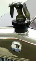 Wills Sainte Claire, K�hlerfigur und Emblem am Oldtimer-PKW  St.Claire A68 , Baujahr 1921, die US-amerikanischen Autofirma bestand von 1921-26, Jan.2015