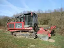 AHWI RT 400 wurde bei vorbereitenden Arbeiten zum Bau der Ortsumgehung Konz-Könen eingesetzt (01.04.2012)