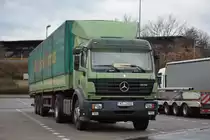 MZ-J 410 (Mercedes Benz 1938) steht am 10.01.2015 auf dem Rastplatz der Avus in Berlin.