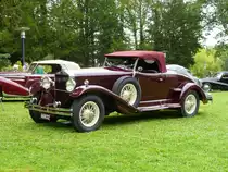 Delage Cabriolet bei den Luxembourg Classic Days in Mondorf am 31.08.2014