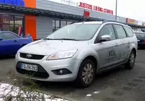 Ford Focus der Firma  KEIL  steht auf einem Parkplatz in 36100 Petersberg, Januar 2015