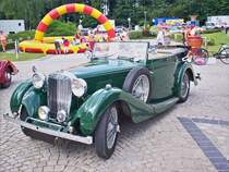 Aus dem Archiv. Schöner MG, aufgenommen bei einer Pause während einer Luxemburgrundfahrt im Juni 2006.