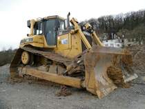 Caterpillar D6R LGP in der Nähe von Junglinster (Lux.) am 21.03.2010