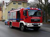 MAN TGM HLF 20/16 (Florian Neckargemünd 1/46) am 02.02.15. Der Aufbau ist von Rosenbauer 