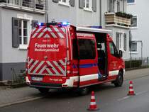 VW Crafter ELW der Feuerwehr Neckargemünd am 02.02.15 