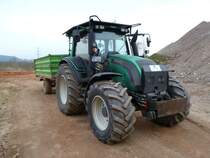 Valtra N 142 am 16.03.2014 bei Wasserliesch