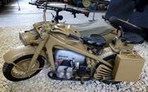 Zndapp KS750, schweres Beiwagenkrad, gebaut von den Zndapp-Werken in Nrnberg fr die Deutsche Wehrmacht, Schweizerisches Militrmuseum Full, Juni 2013