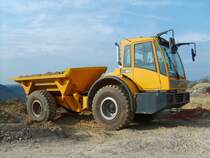 Bergmann 3012 DSK eingesetzt bei Bau des Family Parks in Wincheringen am 18.04.2008