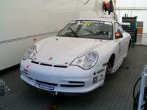 Porsche 911 GT3 (Fredrik Ros) auf dem Hockenheimring am 16.04.2005