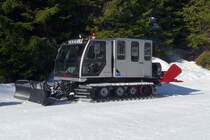 Prinoth husky Pistenraupe auf dem Skiweg nach Wolkenstein, 19.3.14