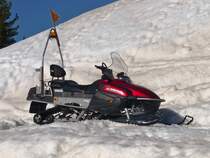 Yamaha Skibob im Skigebiet Arabba, 18.3.14