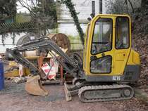 Volvo EC 15 am 23.01.2011 in Saarburg