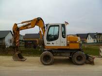 Liebherr A 309 Litronic am 23.03.2013 in Konz-Oberemmel