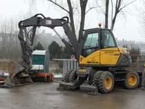 Mecalac 714 MW aufgenommen in Remich (Lux.) am 22.02.2009