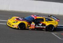 Larbre Compétition, Chevrolet Corvette C6-ZR1, Fahrer: Patrick Bornhauser (Fr.), Julien Canal (Fr), Fernando Rees (Bra). Mitzieher beim WEC Langstrecken Weltmeisterschafts-Lauf am 4.5.2013 in Spa Francorchamps