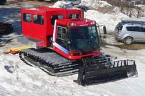 Kässbohrer Pistenbully im Skigebiet Alta Badia, 20.3.14