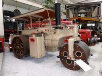 Ruthemeyer Dampfstraßenwalze im Technikmuseum Speyer am 01.11.2013