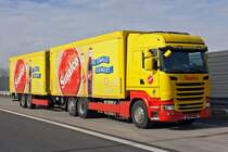 Scania R 450 am 26.02.2015 in Recklinghausen.