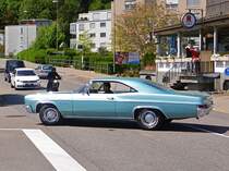Chevrolet Impala Hardtop Sedan, Baujahr 1966. Aufgenommen am 14. Mai 2013 in Wetzikon, Kanton Zürich, Schweiz