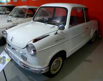 NSU Prinz 1-3, Bauzeit 1958-62, 2-Zyl.Heckmotor mit 583ccm, insgesamt wurden ca. 96.000 Stck gebaut, Museum Autovision Altluheim, Sept.2014