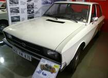 NSU K70 / VW K70, letzte NSU-Entwicklung, wurde 1969 noch dort gebaut, anschlieend 1970-75 bei VW, 4-Zyl.Motor mit 1600ccm oder 1800ccm, Fronttriebwerk, Museum Autovision Altluheim, Sept.2014