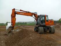 Hitachi Zaxis ZX 130W am 01.05.2013 in Schweich